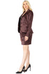Majestic Sateen Two-Piece Skirt Suit Jacket